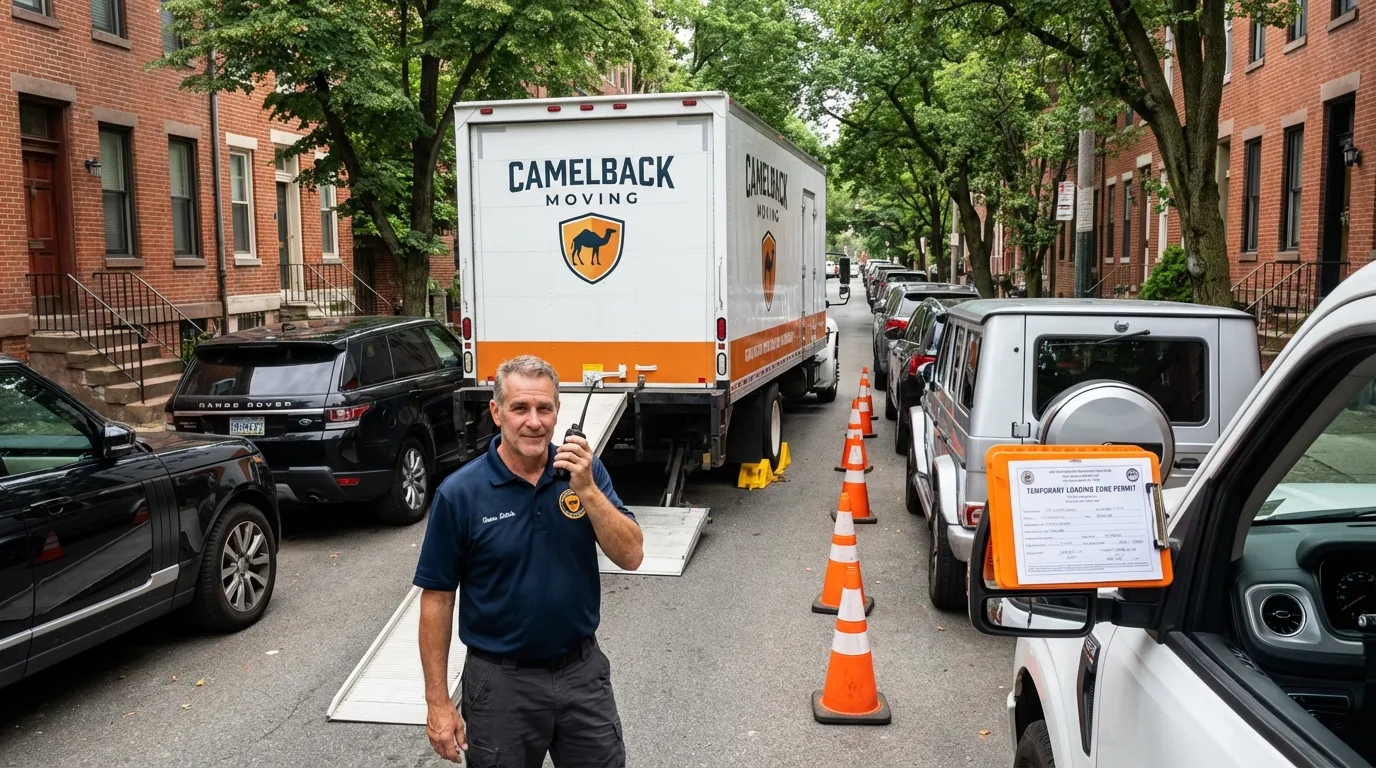 City street loading permit setup in Carlstadt, NJ