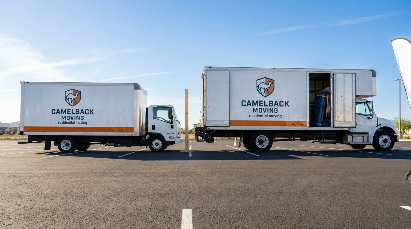 Moving truck size capacity guide in Carlstadt